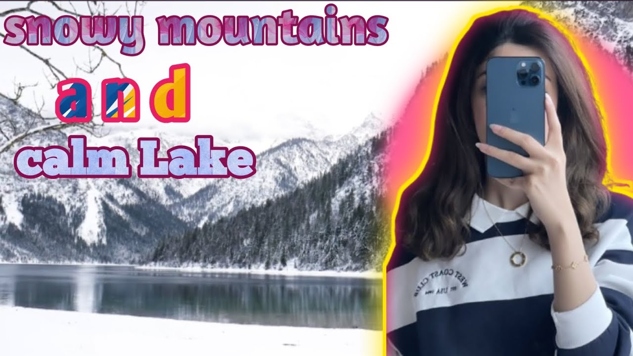 A Calm Winter Morning by the Lake 🌨️🕊️| White Hills | Icy Reflections | its queen previous girl