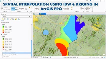 Spatial Interpolation Using IDW and Kriging in ArcGIS Pro