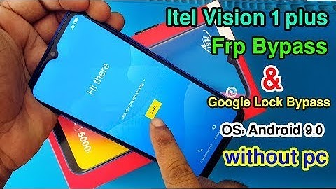 Itel Vision 1 plus Frp Bypass  Itel L6501 Google Account Bypass Without Pc