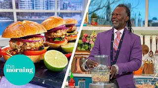 Levi Roots’ Signature Caribbean Chicken Burgers | This Morning