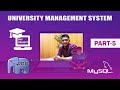 👨💻 PHP & MYSQL || University Management System || Menubar || Navigation Bar || Part-5