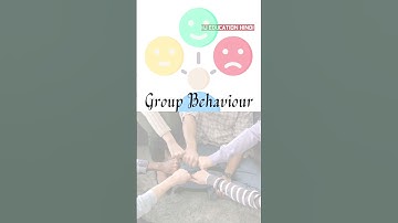 Group behaviour in organizational behaviour | Group behaviour