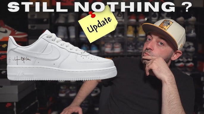 Travis Scott's Utopia Nike Air Force 1 SKU Is the Same as a Normal Pair –  Footwear News