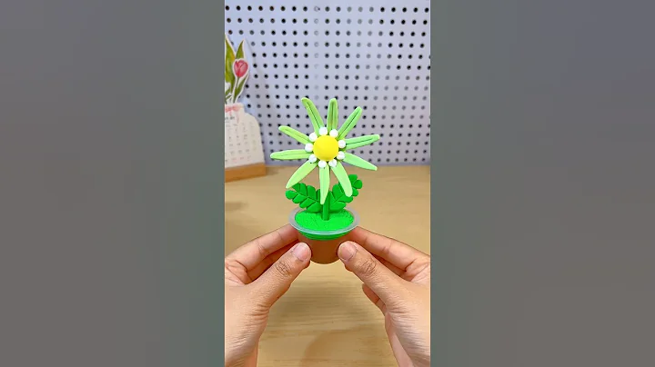 Flower pot making - clay art !#shorts #shortsvideo #viral #diy #diyart