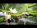 Relaxation Music: Bamboo Water Fountain + Healing Piano 🌿 Sleep Music, Meditation and Nature Sounds