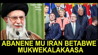 Iran egenda kutekebwako natti endala okwongela okusajula embeera.