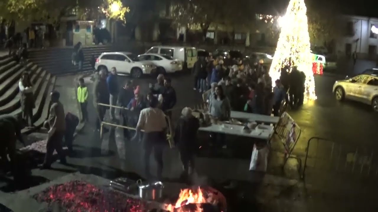 8ª FERIA AGROALIMENTARIA "SABORES DEL GEOPARQUE" VIDEO DE LA CHULETADA POPULAR BERZOCANA 06-12-25