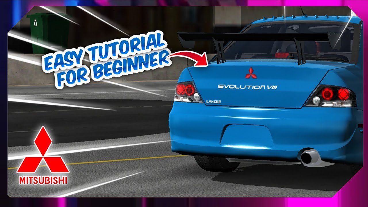 How to Make Mitsubishi Logo | Clean Build Evo9 Car Parking Multiplayer