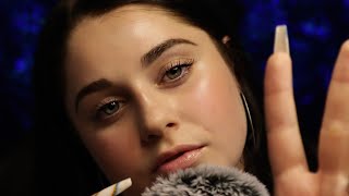 ASMR | Sleepy Countdown 100 to 0 & Fluffy Mic Scratching
