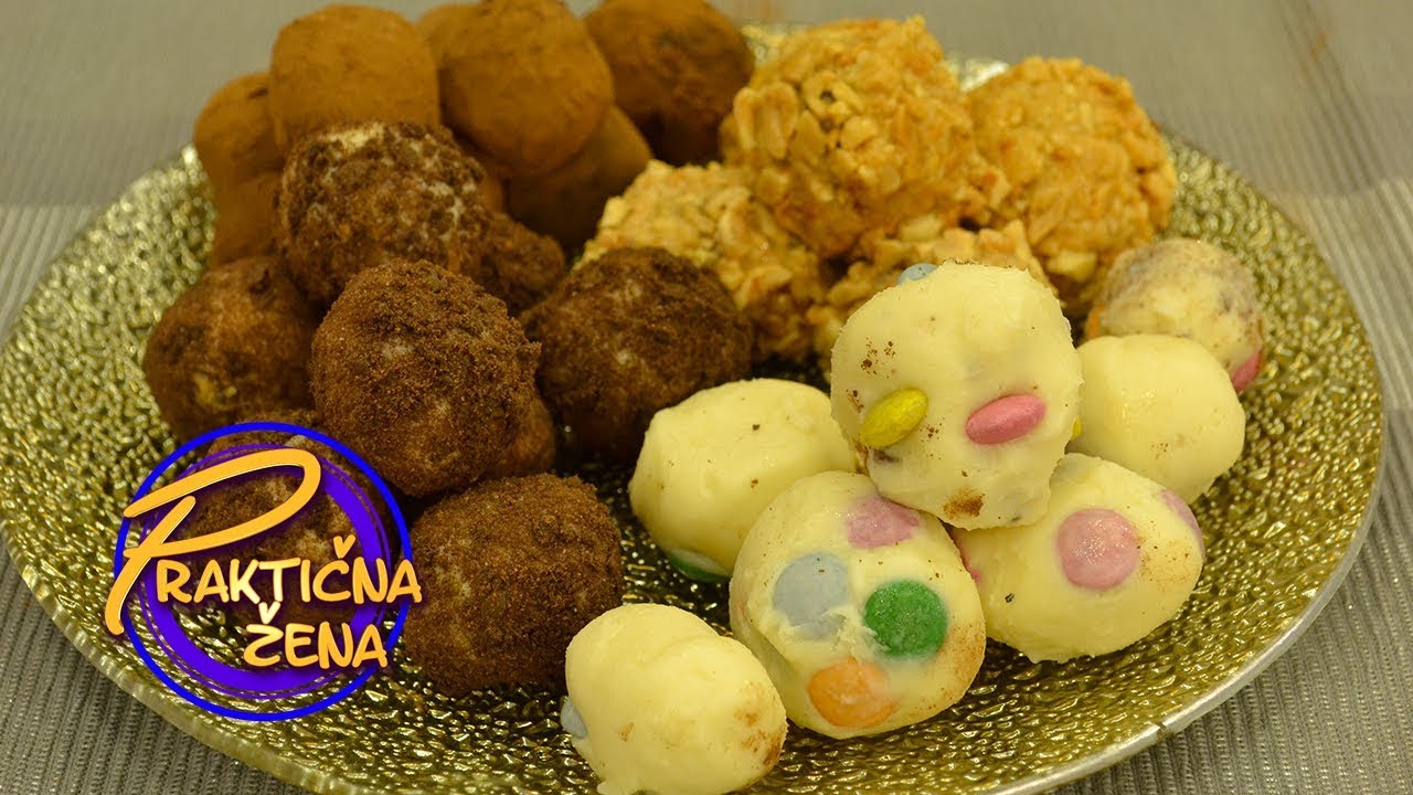 Praktična žena - Čokoladne kuglice na 4 načina – Romana