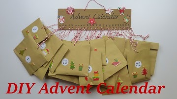 Advent Calendar with envelopes. DIY Advent Calendar