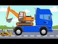 We study Construction Machinery | Educational video about Machines and Cars for everyone