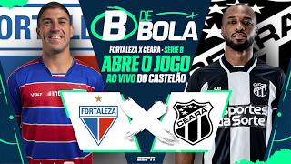 FORTALEZA 1x1 CEARÁ DIRETO DO CASTELÃO: PÓS-JOGO COMPLETO DA SÉRIE B | B DE BOLA 44