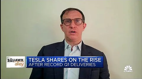 Tesla shares jump after record Q1 deliveries