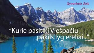 Kurie Pasitiki Viešpačiu Pakils Lyg Ereliai...