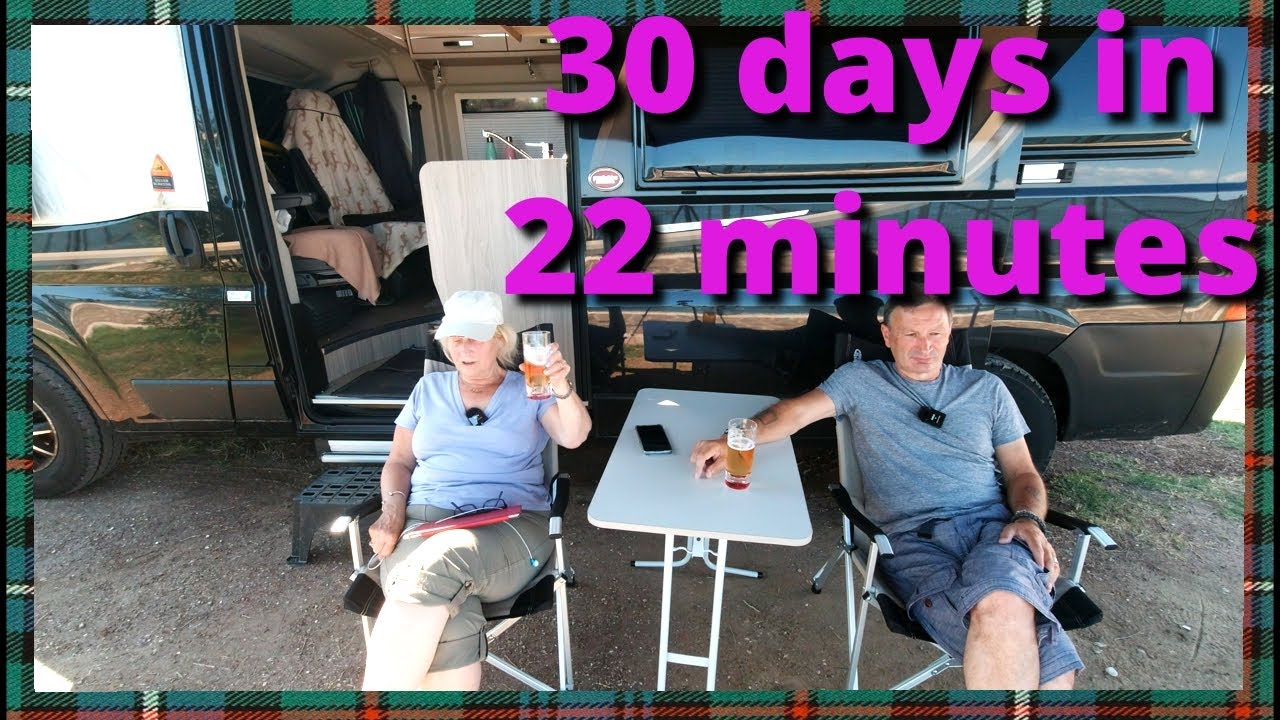 A 30 day European camper van trip in 22 minutes