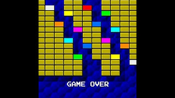 Tournament Arkanoid (Taito 1987)  Attract Mode 60fps