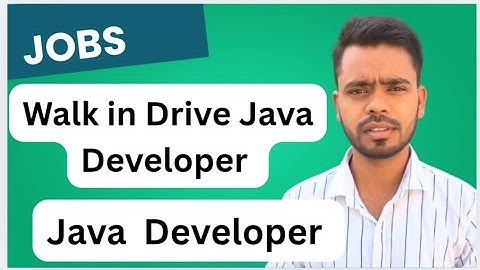 Walk-in Drive | Java Developer Internship | 3 Months Duration | ₹15,000 Stipend#jobsearch #software