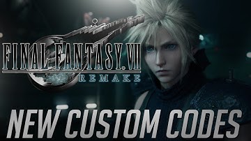 Final Fantasy 7 Remake New custom codes / Save wizard for Ps4 max
