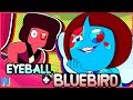 Bluebird Azurite + Eyeball &amp; Their Symbolism Explained! | Steven Universe