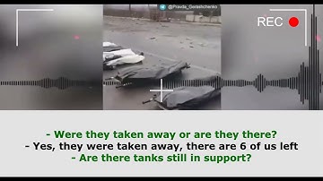 Interception of Russian conversations Part 167 "He was under a tank..." War 2022