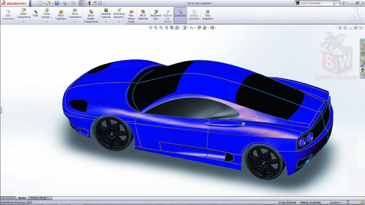 solidworks car design file download