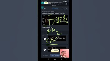 The major product of the following sequence of reaction #jeedropper#chemistry#pyqspractice#jee