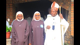 Archbishop Lambert Bainomugisha at Solemn Profession Of Sr.M.Martha (Ayebare Sylivia).