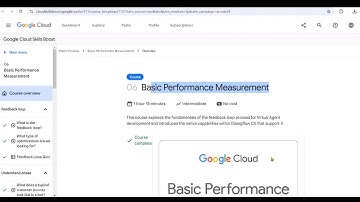 Basic Performance Measurement Quiz answer || #quiz #arcadeclassroom #googlecloud #course