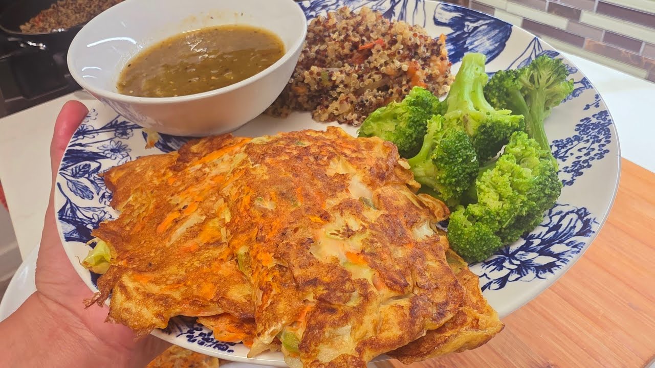 ​¡  Tortitas de Repollo! Receta fácil y nutritiva 🥬 y fáciles Económico 😉 