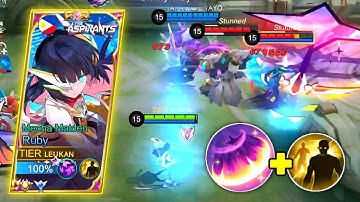 RUBY BEST COMBO TRICK TO OUTPLAY ENEMIES!🔥RUBY BEST BUILD 2023