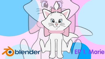 Blender Modelling Tutorials [EPISODE - 1] : Marie (The Aristocats)