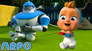 freeze dance game arpo the robot funny kids cartoons kids tv full episodes