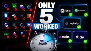 I Tested 15 AI Tools That Promise to Save You Time — Only 5 Are Worth Using