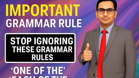 This Important Sentence Correction Rule Will CHANGE YOUR LIFE|UPSC|CSS|PMS|.