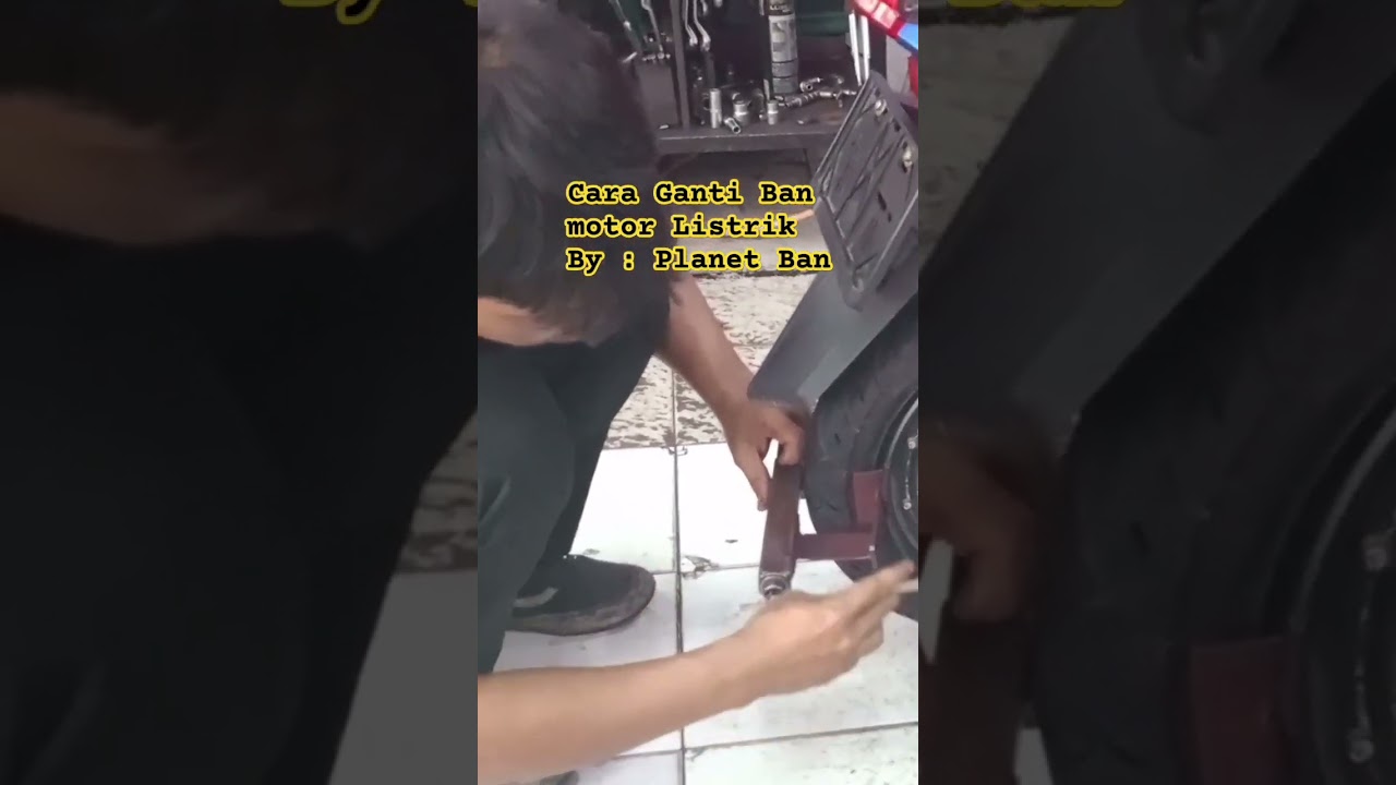 Cara Ganti Ban Motor Listrik 
