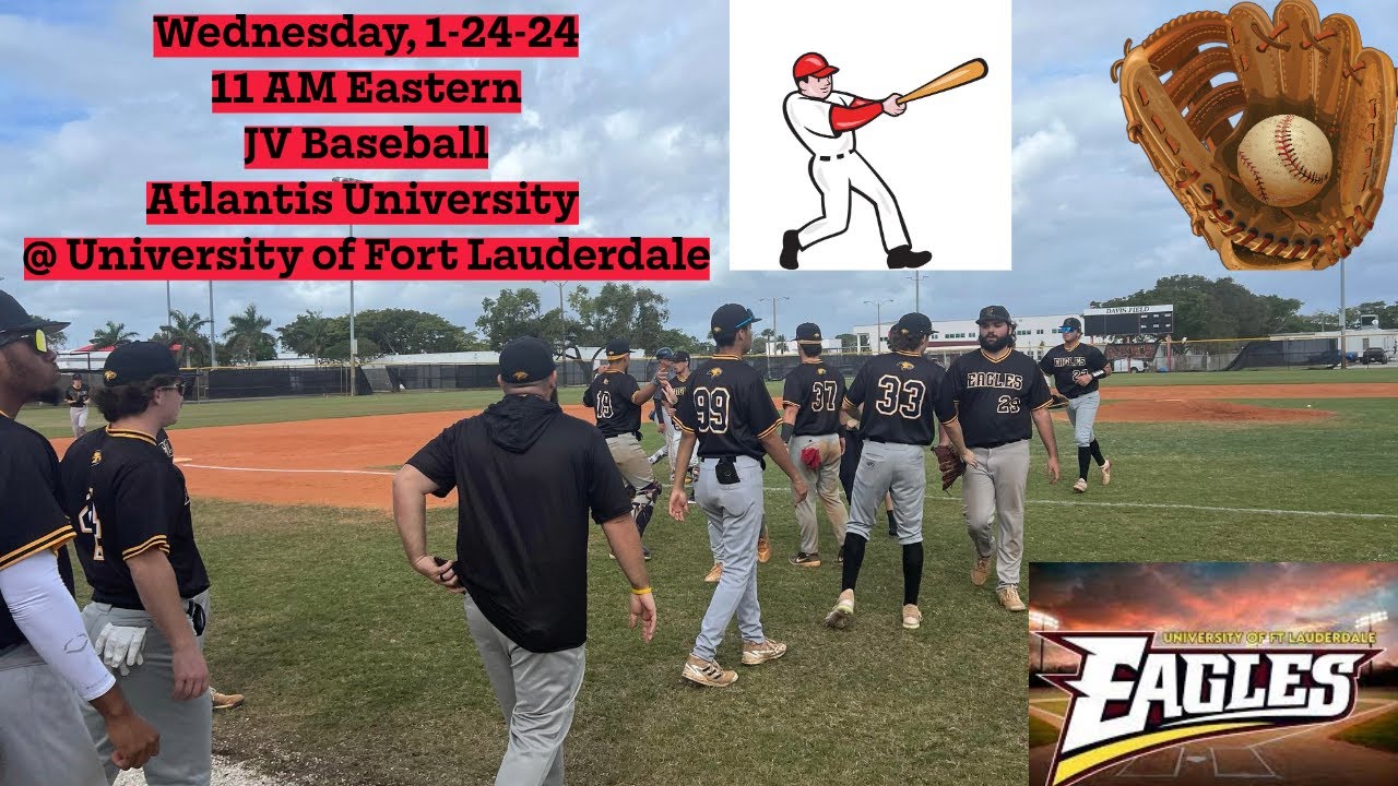 UFTL JV Baseball vs Atlantis University 11 AM 1-24-2024 - YouTube