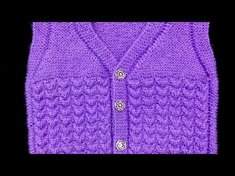 New Knitting Design For Ladies Sweater || Ladies Koti Design || Sweater Ki  Bunai || - YouTube