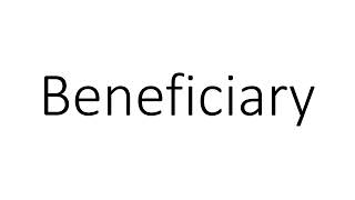 How to Pronounce Beneficiary in British English | English UK Beneficiary