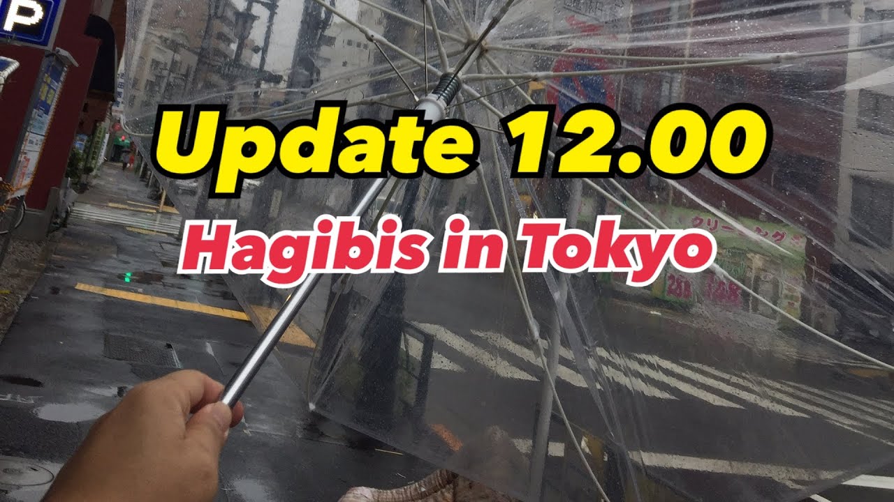 อากาศ โตเกียว พฤษภาคม  New 2022  โตเกียวไต้ฝุ่นฮากิบิส ลมพายุแรกมาถึงแล้ว Update 12.00 T3Bบังเอิญทัวร์