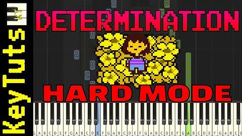 Learn to Play Determination from Undertale - Hard Mode