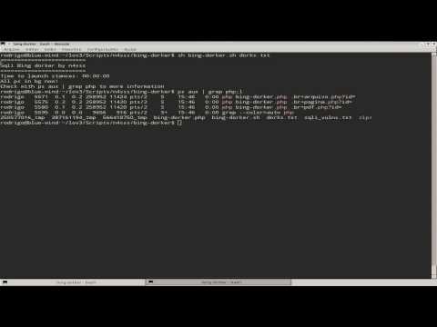 [PHP/BASH] Simple Sqli Bing Dorker