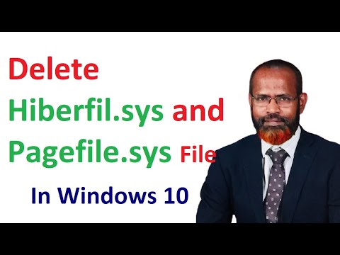 How to Delete Hiberfil.sys and Pagefile.sys File in windows 10