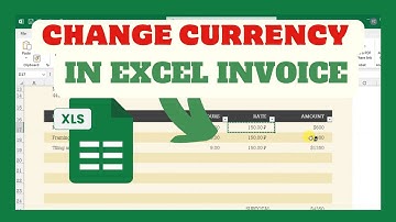 How To Change Currency In Excel Invoice