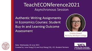 Celebrity Writing Assignments in Econ Courses: Student Buy-In & Learning Outcome Assessment - Chelsea Dowell Wealth