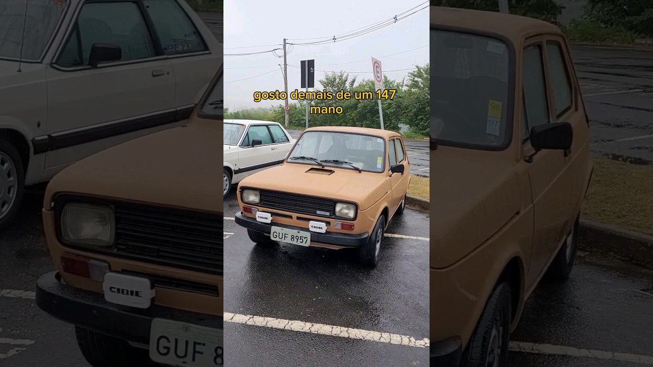 SIMPLESMENTE UM FIAT 147 1050 #fiat #147 #fiat147 #fiatbr #fiatbrasil#oldschool#classic #carspotting