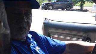 Car enthusiast shows off rare old-school Mustang, discusses helping kids get into hobby