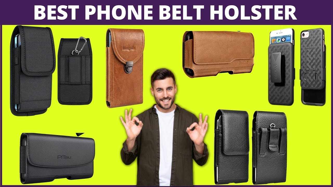 Belt Clip Holster Pouch Hengwin Genuine Leather Phone Case Holster with  Magnetic Closure Purse Belt …See more Belt Clip Holster Pouch Hengwin  Genuine