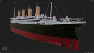 Evolution of the Titanic Model From The Britannic Movie (With Voice over)