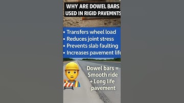 Dowel Bars in Rigid Pavements | Road Construction Explained